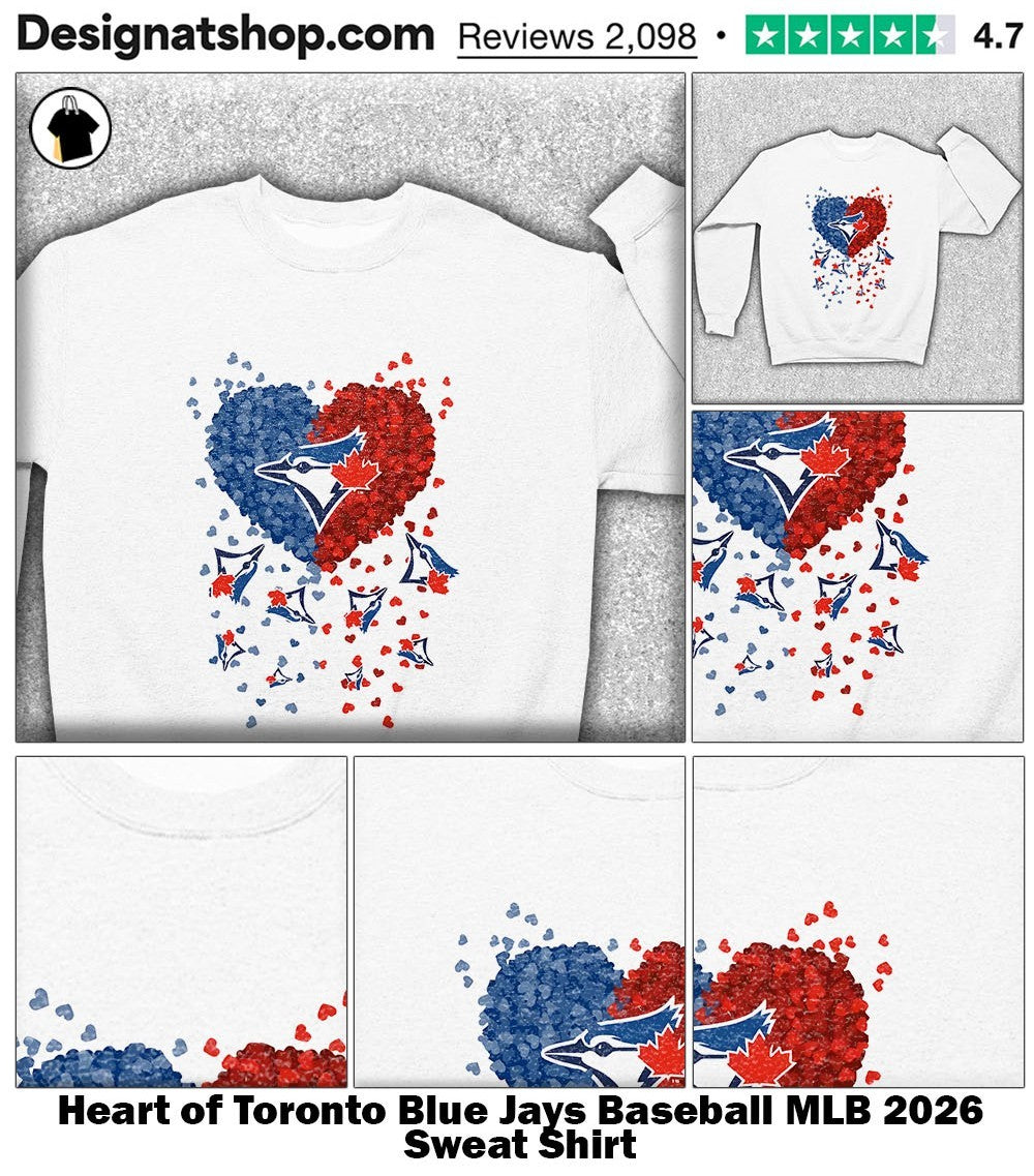 Heart of Toronto Blue Jays Baseball MLB 2026 shirt