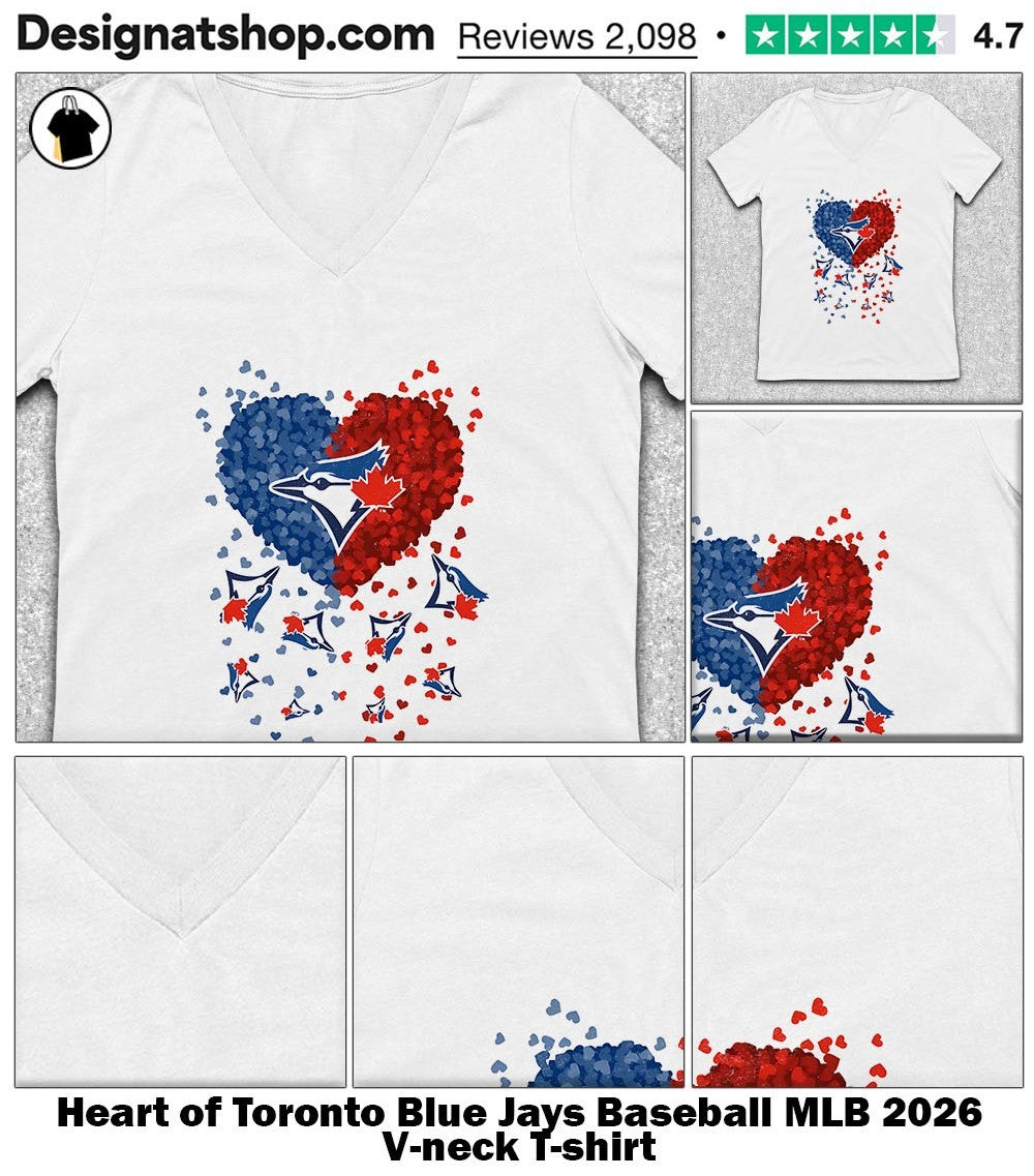 Heart of Toronto Blue Jays Baseball MLB 2026 shirt