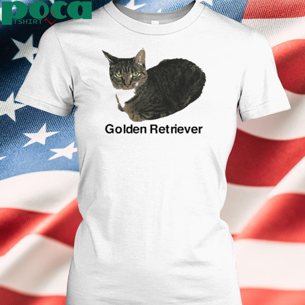Henry Johnson Golden Retriever Cat T-Shirt