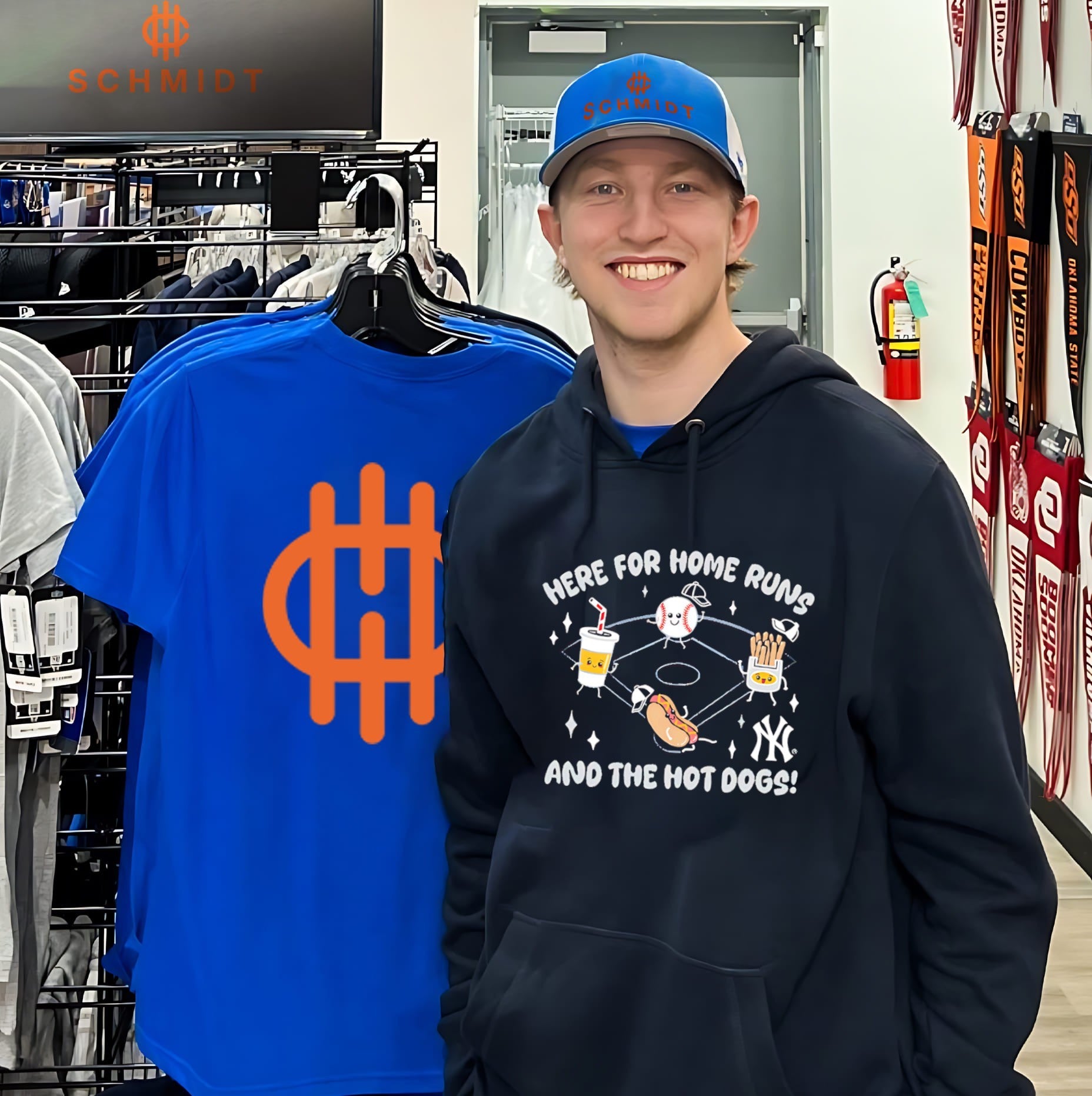 Here for Home Runs and the Hot Dogs New York Yankees shirt