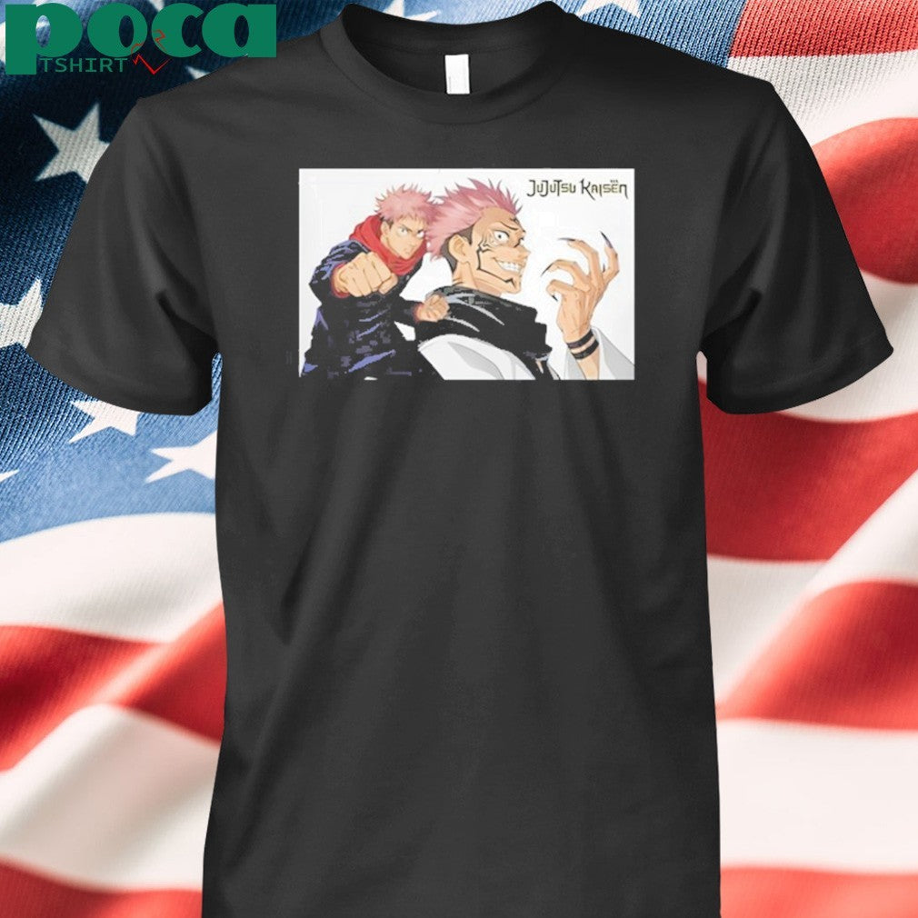 Heroes Inc Jujutsu Kaisen Itadori and Sukuna T-shirt