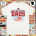 Hickory Crawdads Faith Family and Freedom Dads hickory crawdads baseball shirt