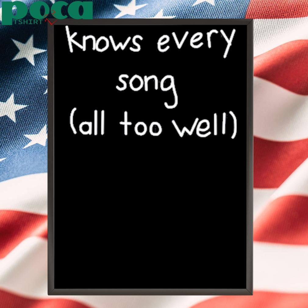 Hoda Kotb Knows Every Song All Too Well T-Shirt