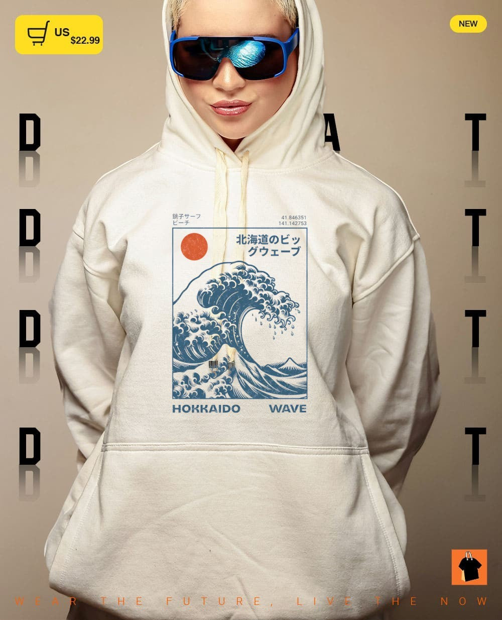 Hokkaido Wave Japanese Surf vintage shirt