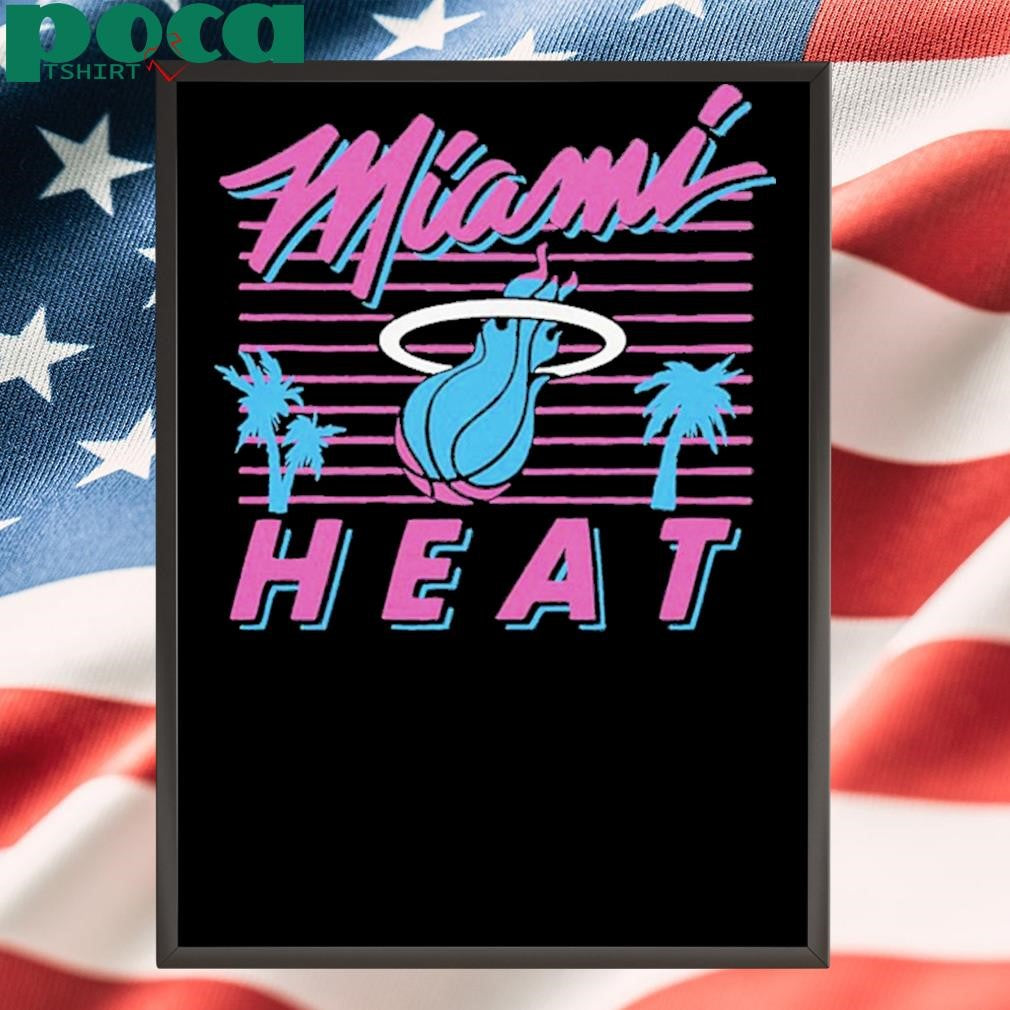 Homage Miami HEAT NBA Season Original Vice Remix Tee Unisex T-Shirt