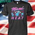 Homage Miami HEAT NBA Season Original Vice Remix Tee Unisex T-Shirt