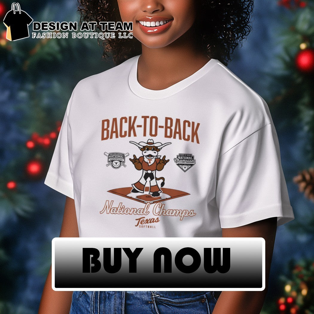 Hook ’em Texas Longhorns Softball Back to Back National Champions 2026 NCAA logo shirt