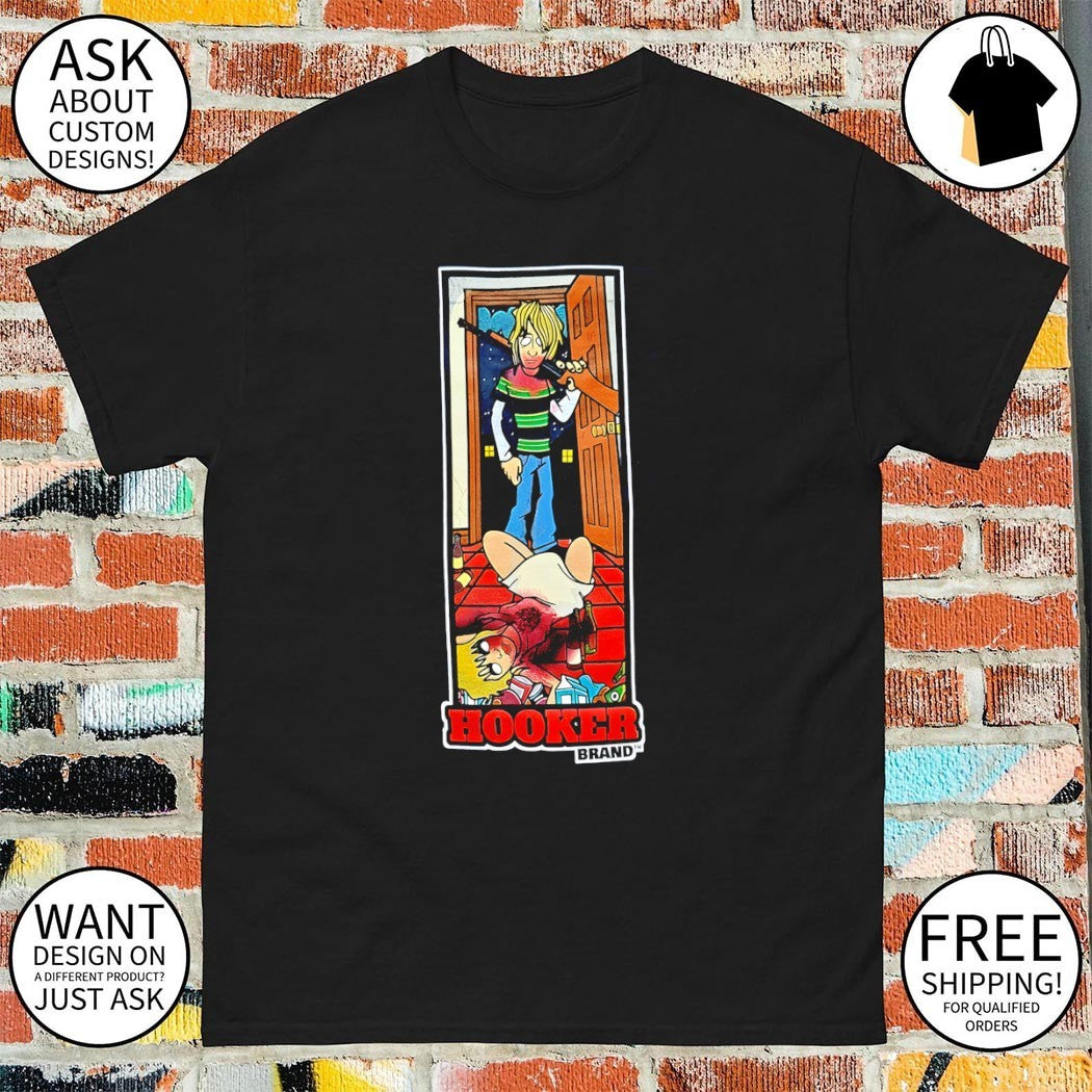 Hooker Brand Kurt’s Revenge cartoon shirt