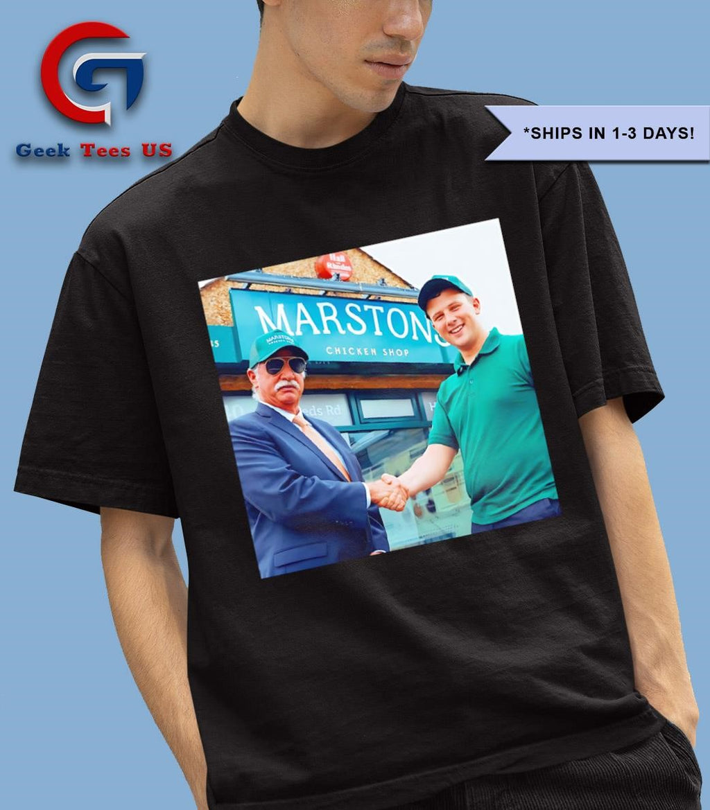 Huddersfield Town x Marstons Chicken shirt
