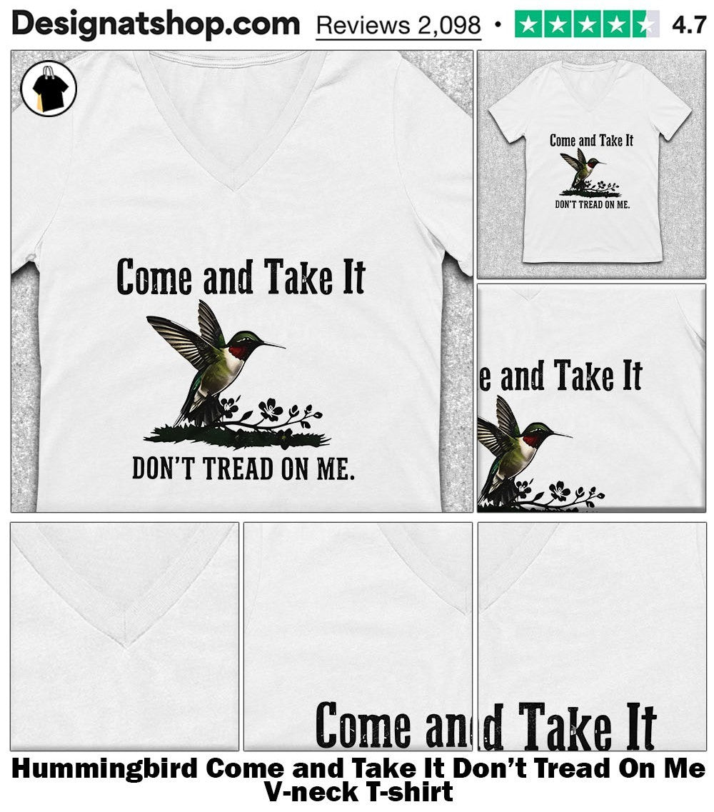 Hummingbird Come and Take It Don’t Tread On Me shirt