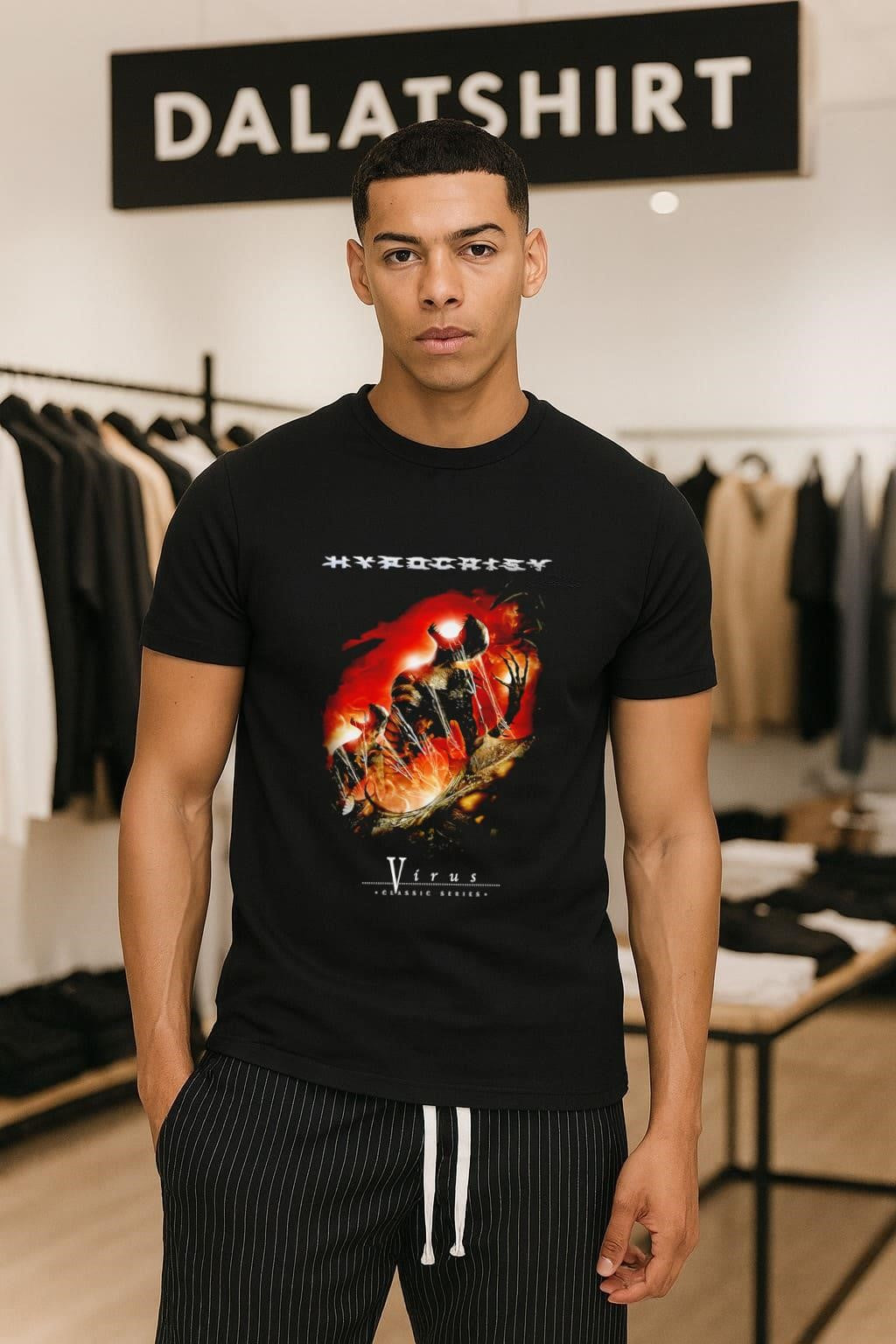 Hypocrisy Virus Classic Series Monster Death Metal shirt