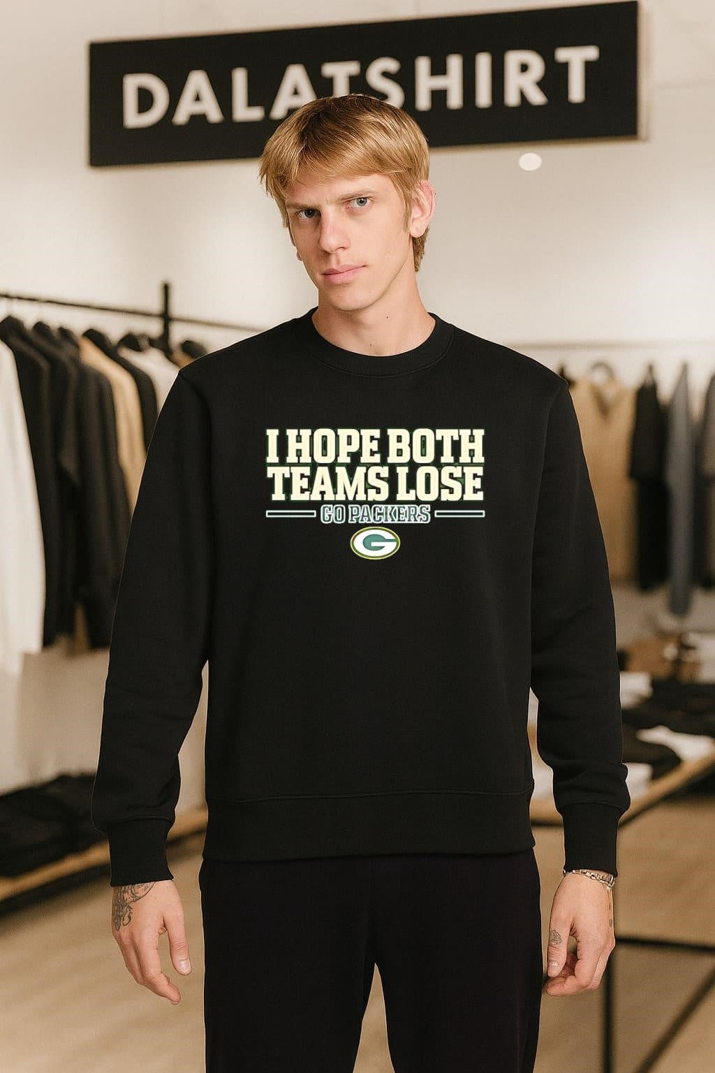 I Hope Both Teams Lose Go Packers Football Logo shirt