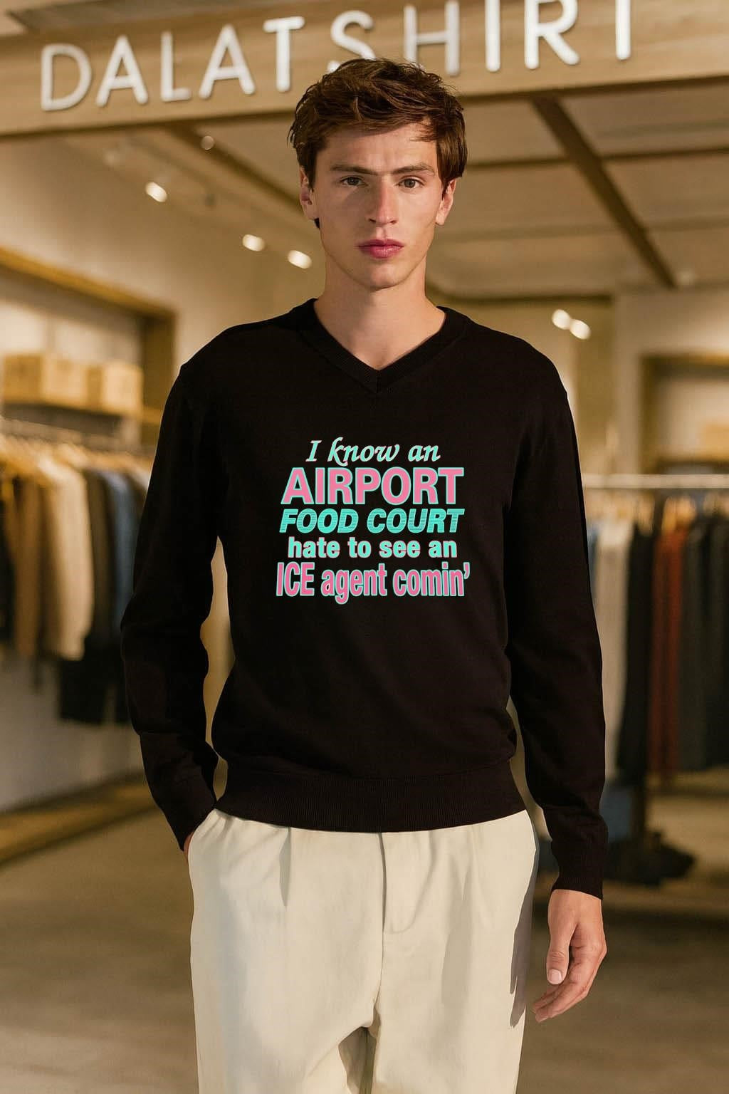 I Know An Airport Food Court Ice Agent shirt