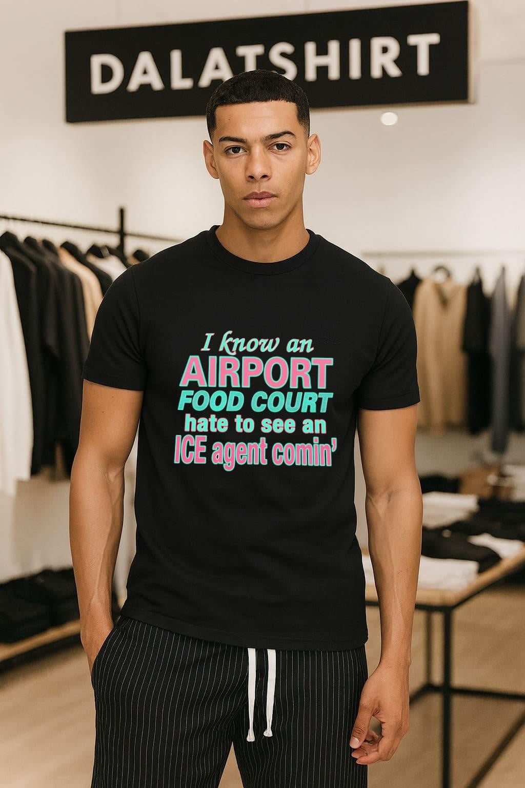 I Know An Airport Food Court Ice Agent shirt