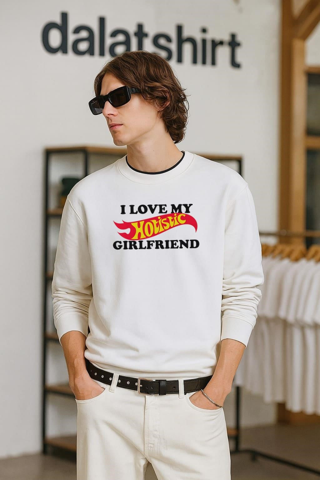 I Love My Holistic Girlfriend Hot Wheels shirt