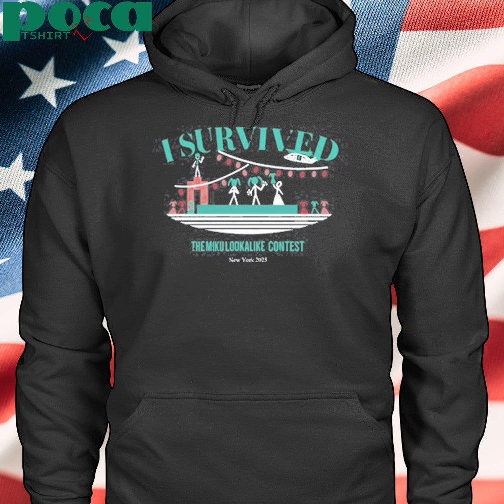 I Survived The Miku Lookalike Contest New York 2025 shirt