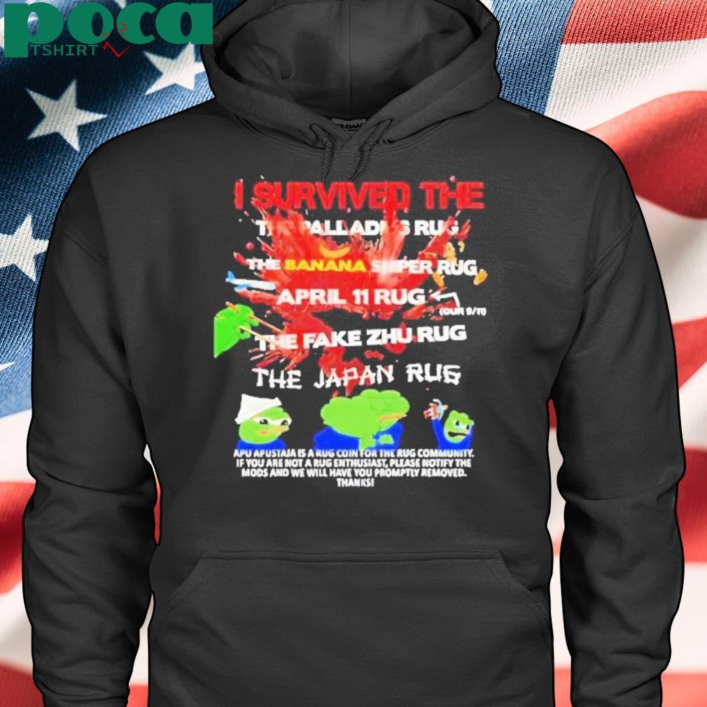 I Survived The Palladdies Rug The Banana Sniper Rug April 11 Rug Shirt