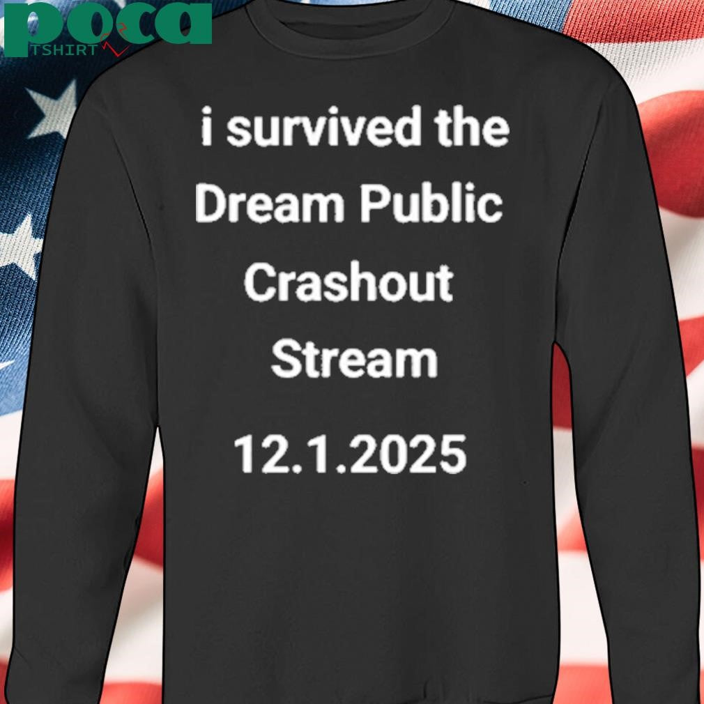 I Survived the Dream Public Crashout Stream 2025 T-Shirt