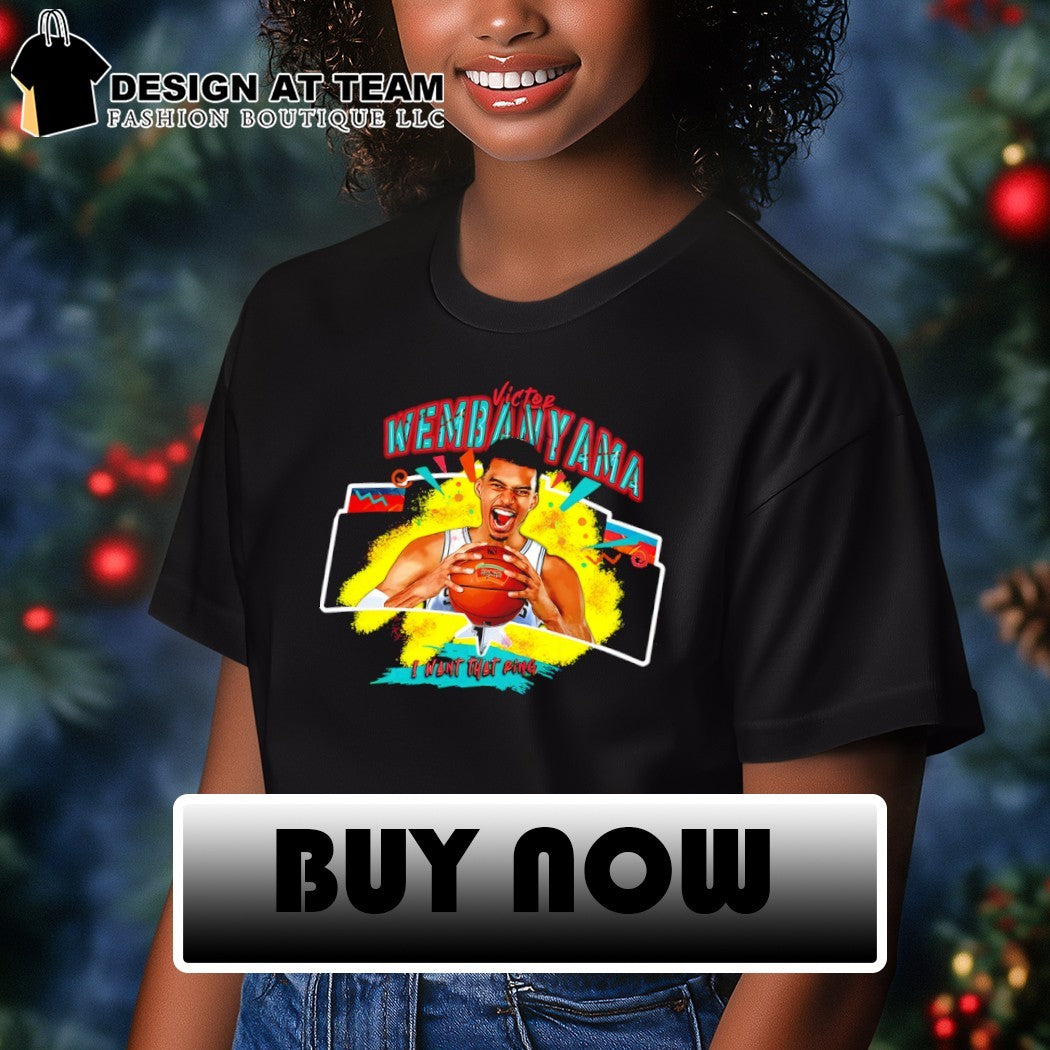I Want the Ring Spurs Wembanyama shirt