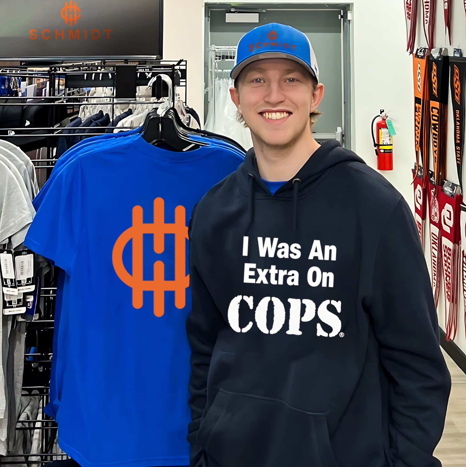 I Was an Extra on Cops reality television shirt