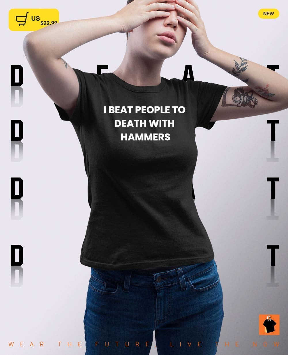 I beat people to death with hammers shirt