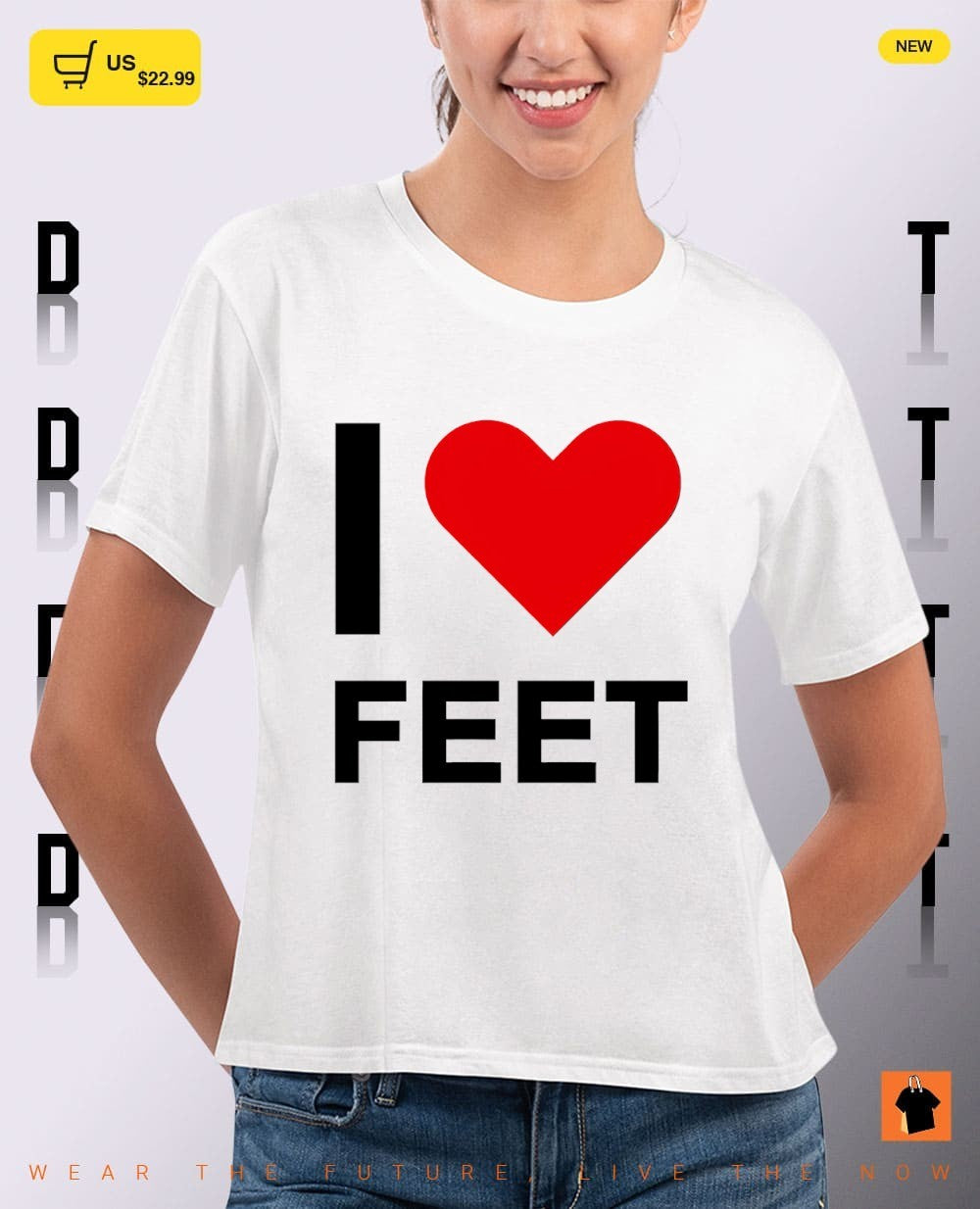 I love Feet shirt