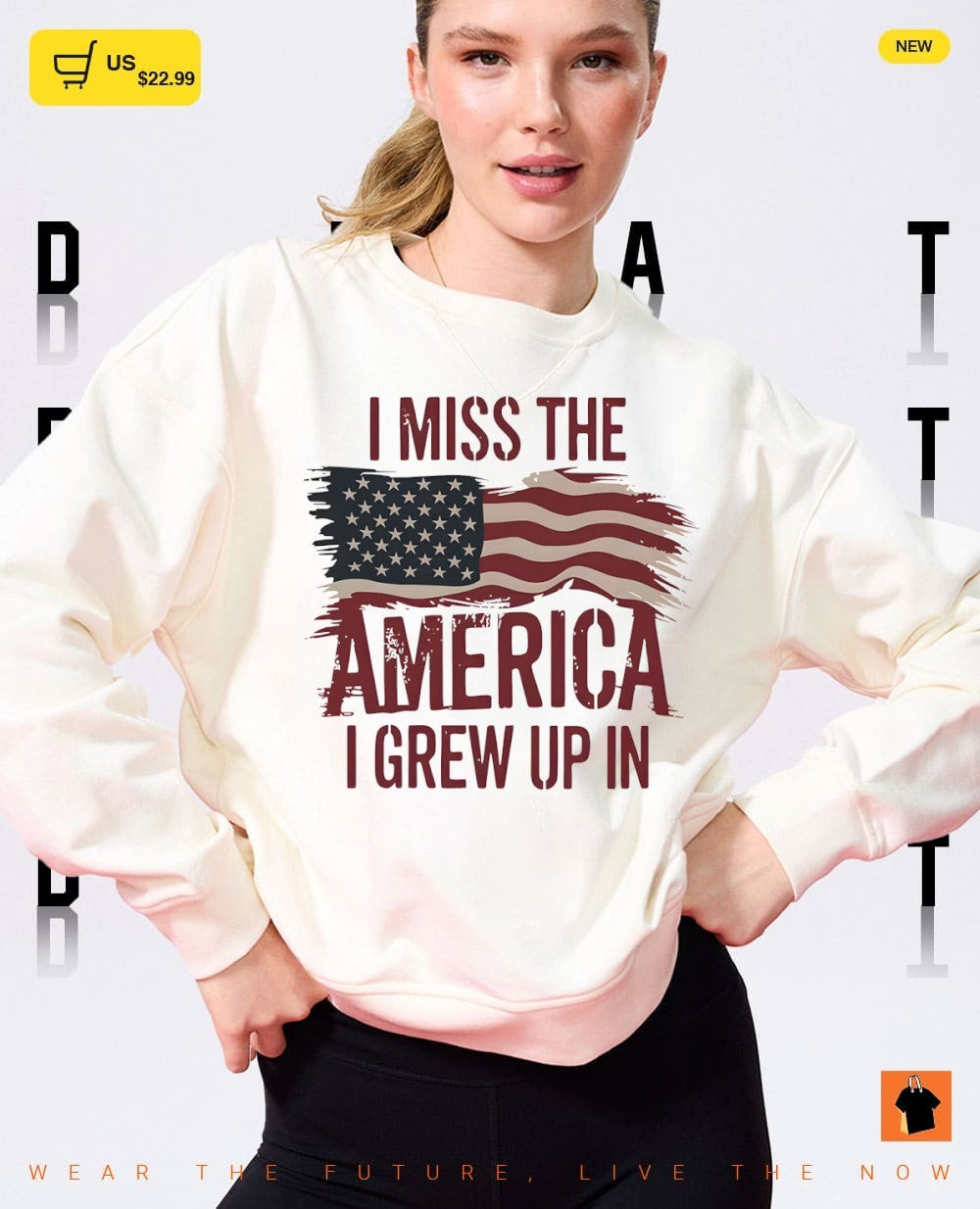 I miss the america I grew up in American flag shirt
