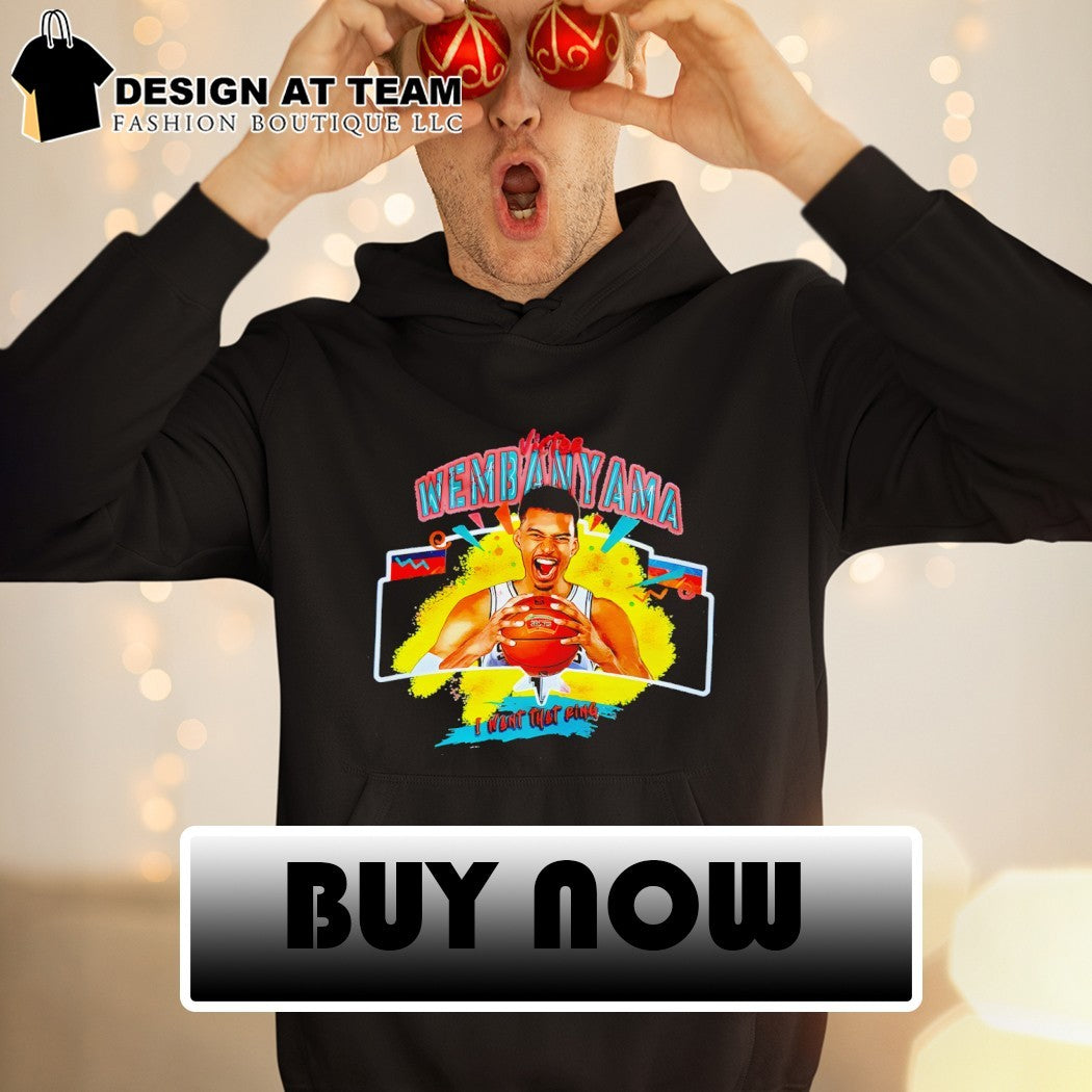 I want the ring Victor Wembanyama San Antonio Spurs I want that ring shirt