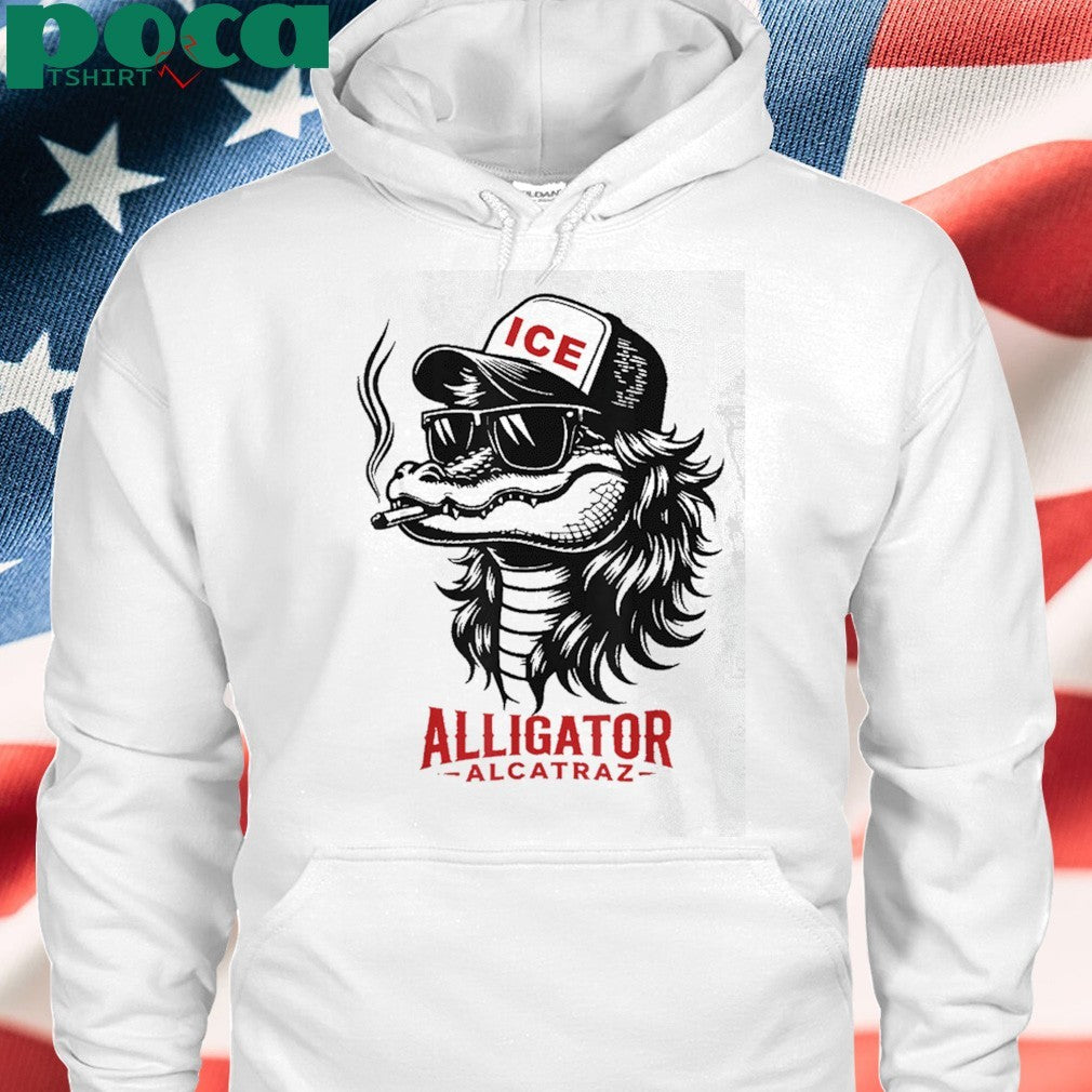 ICE ALLIGATOR ALCATRAZ SMOKING SHIRT