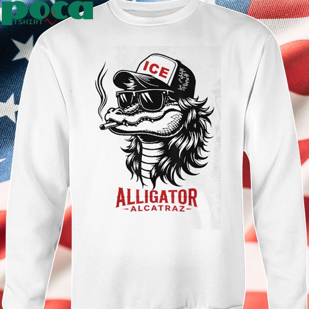 ICE ALLIGATOR ALCATRAZ SMOKING SHIRT
