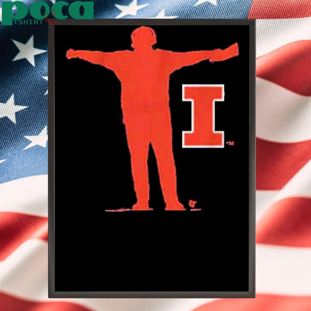 ILLINOIS FOOTBALL COACH SIGN SHIRT