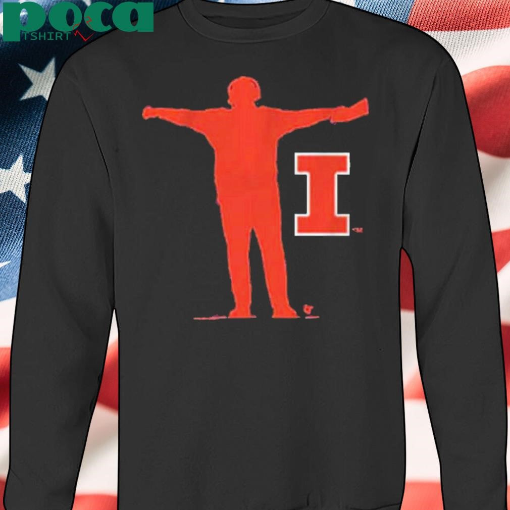 ILLINOIS FOOTBALL COACH SIGN SHIRT