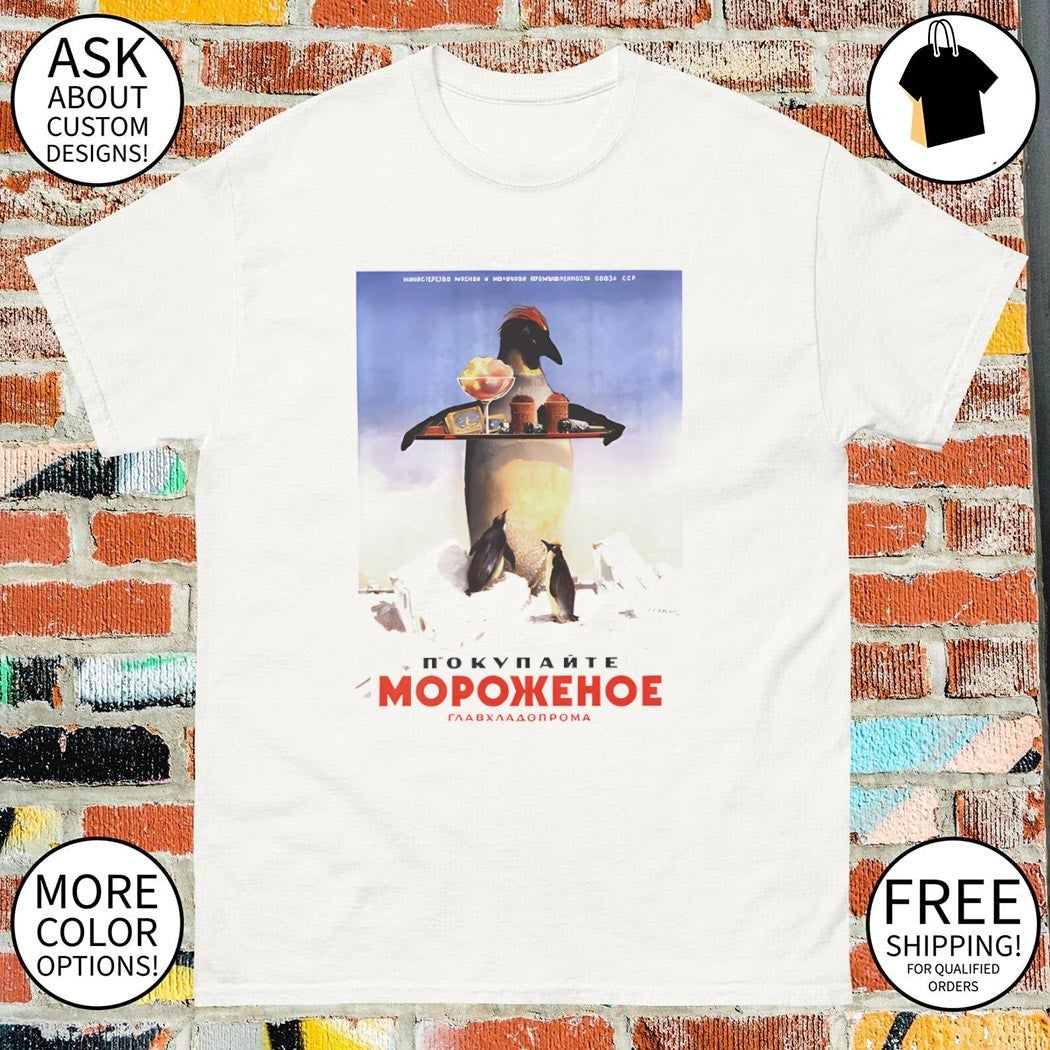 Ice cream Penguin Glavkhladoprom meme shirt