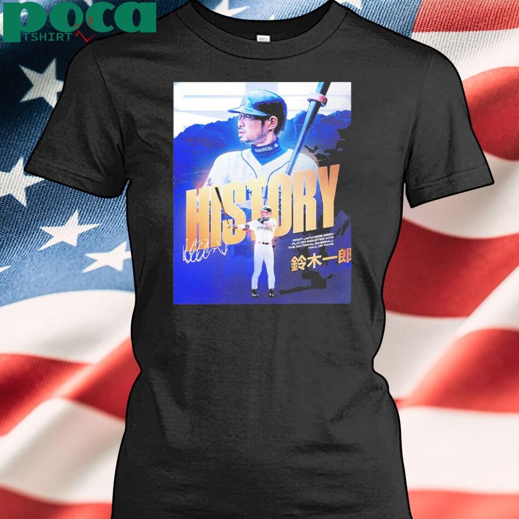 Ichiro Suzuki First Japanese Born Player Inducted Into The Hall Of Fame 2025 Unisex T-Shirt