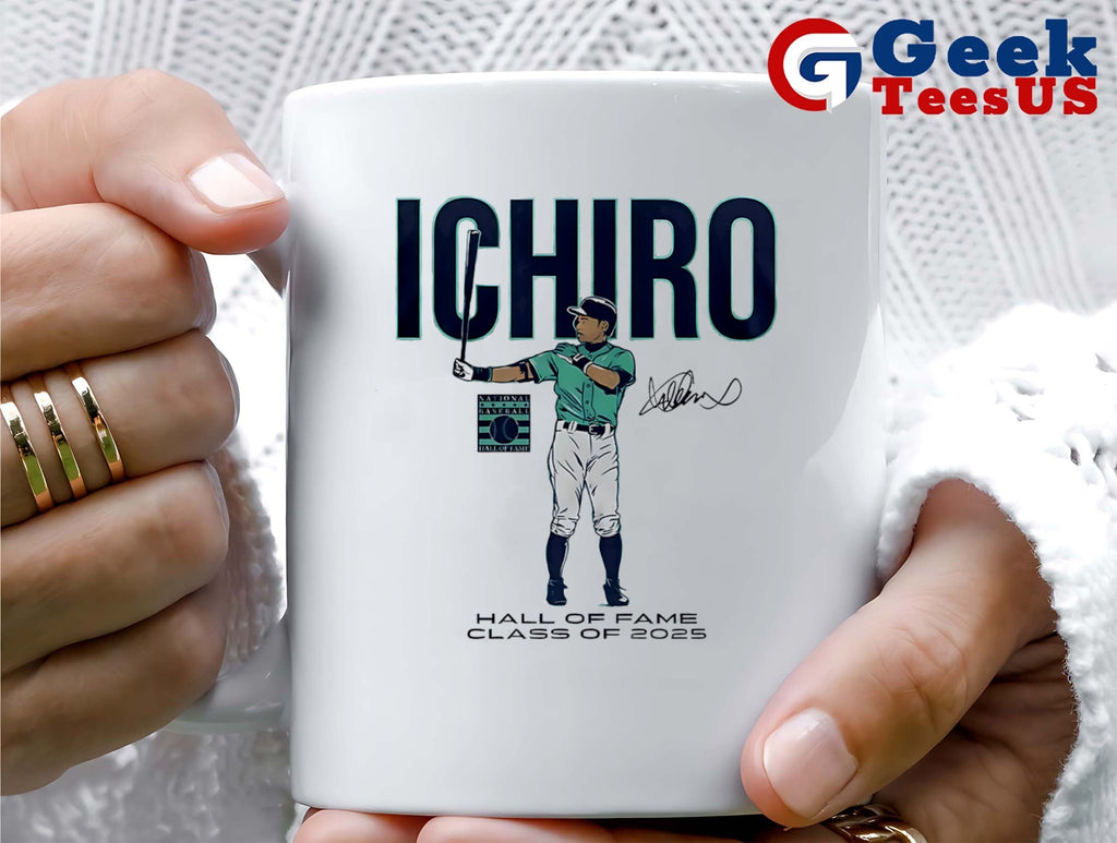Ichiro Suzuki no.51 Seattle Mariners Hall of Fame 2025 signature shirt