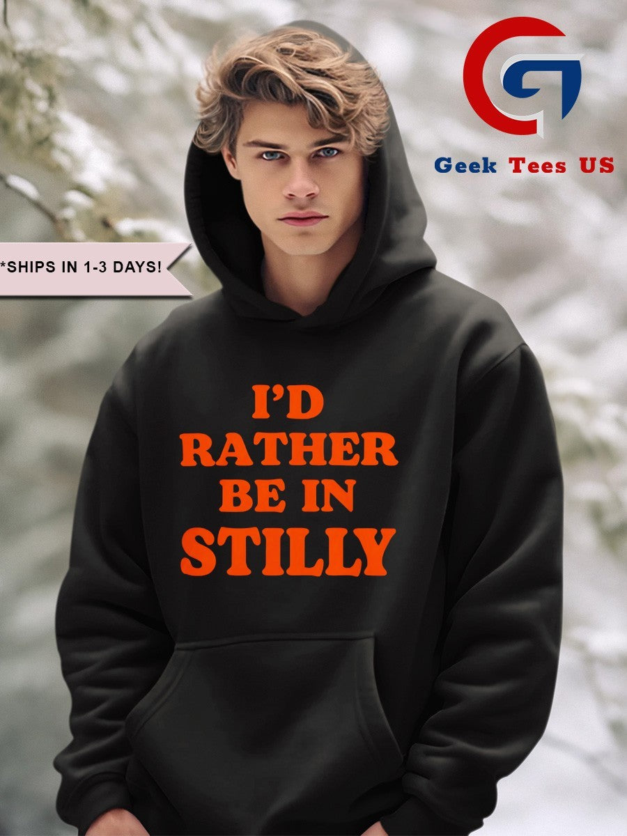 I’d rather be in stilly Oklahoma State Cowboys shirt