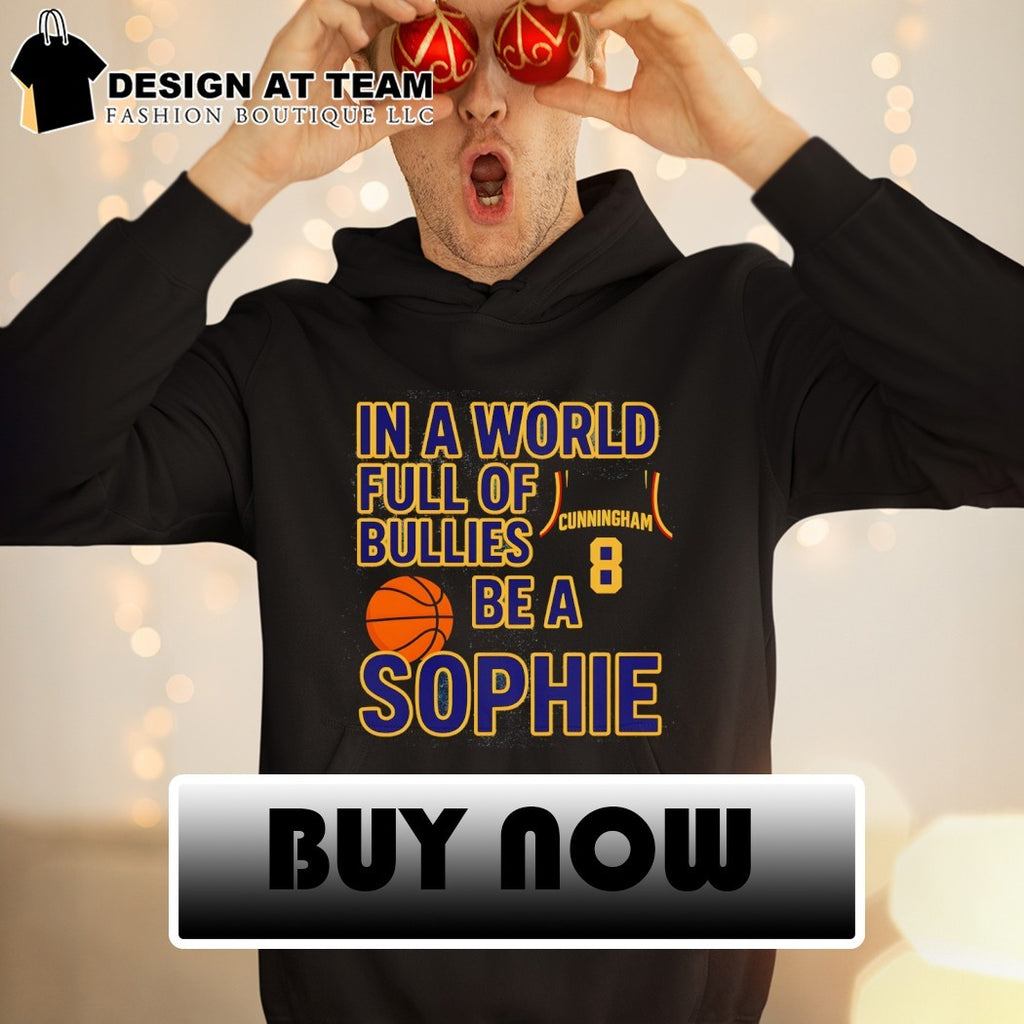 In a World Full of Bullies Be Like Sophie Cunningham Indiana Fever Basketball WNBA shirt