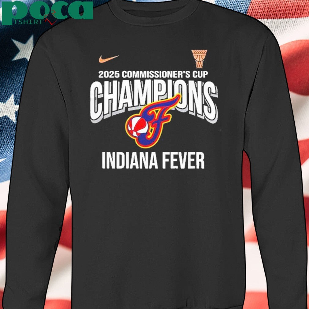 Indiana Fever 2025 Commissioner’s Cup Champions Premium Shirt