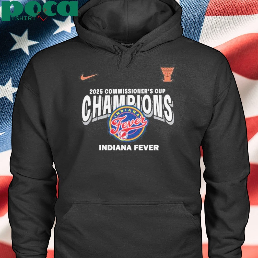 Indiana Fever 2025 WNBA Commissioner’s Cup Champions T-shirt