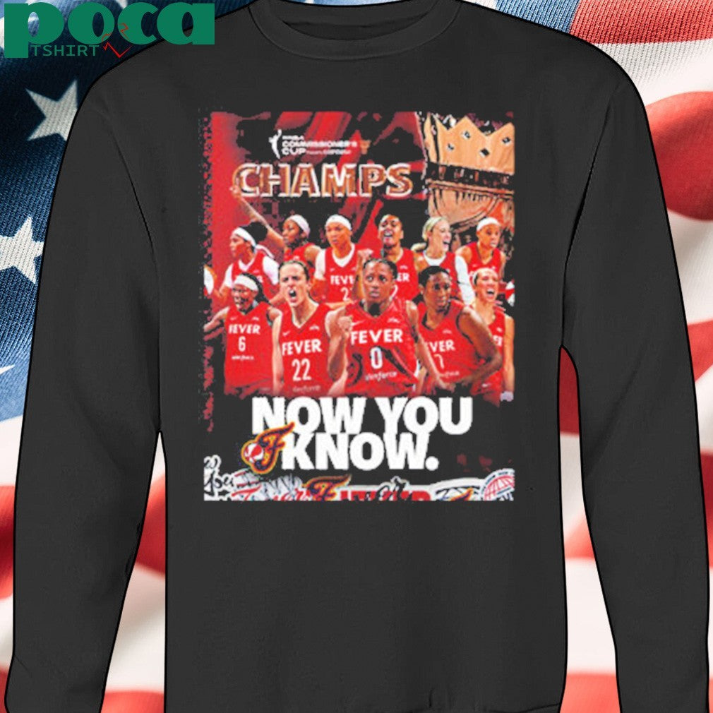 Indiana Fever Congrats The Champions WNBA Commissioner’s Cup 2025 Now You Know Unisex T-Shirt