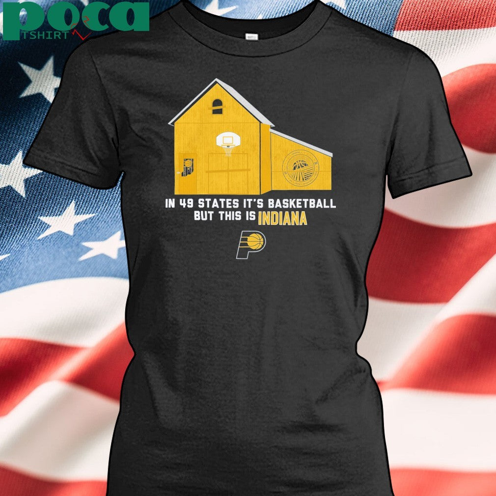 Indiana Pacers Stadium Essentials Unisex In 49 States T-Shirt