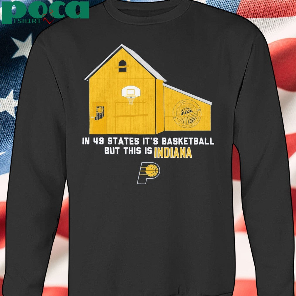 Indiana Pacers Stadium Essentials Unisex In 49 States T-Shirt