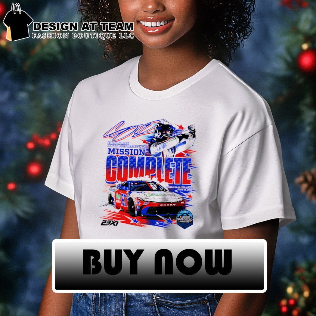Ink White Corey Heim 2026 Anduril 250 Race Winner Mission Complete Nascar signature shirt