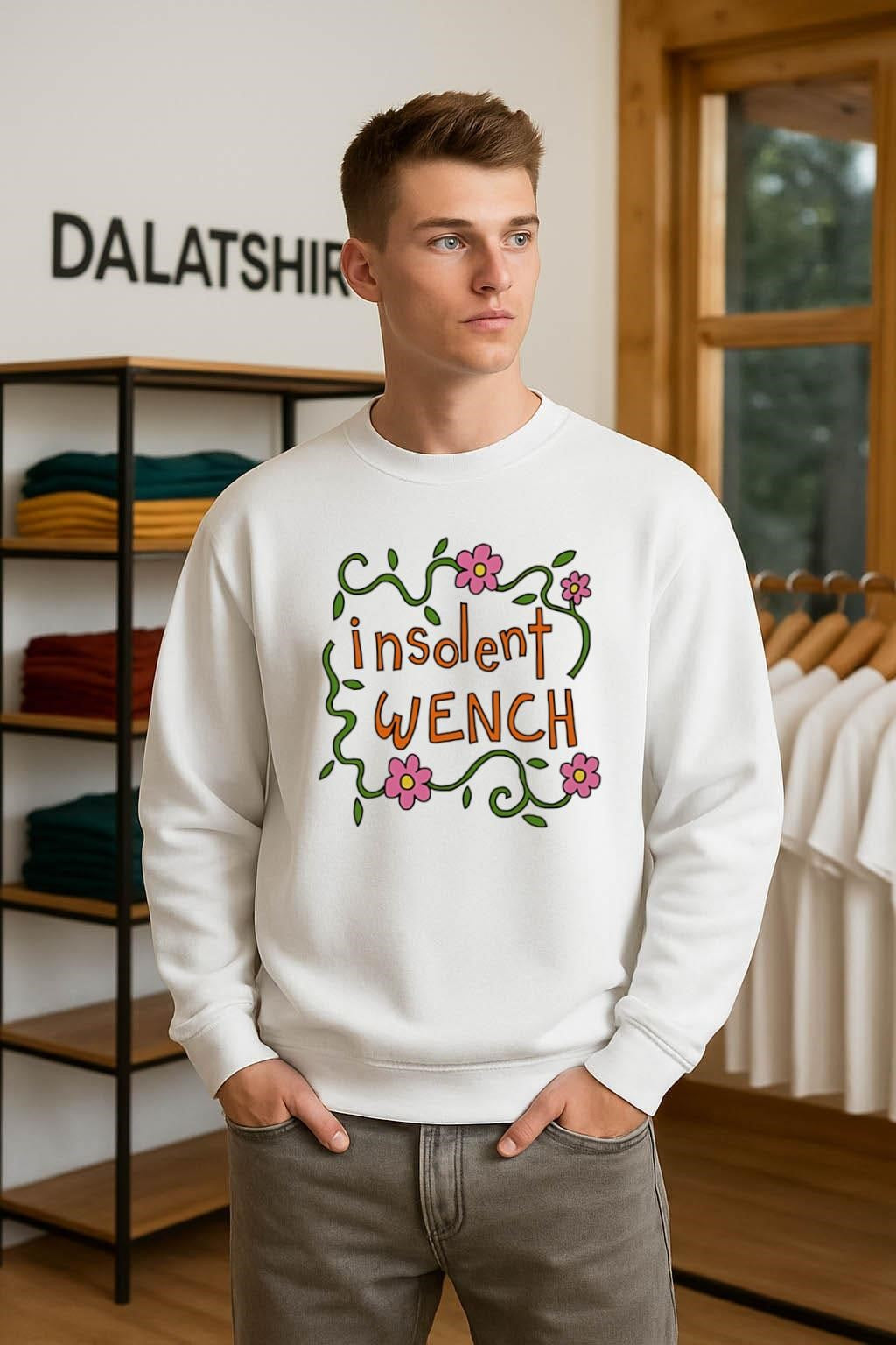 Insolent Wench flower shirt