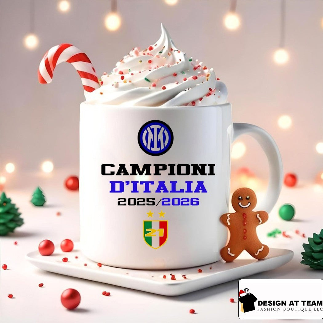 Inter Milan Campioni D’Italia 2025 26 Serie A 21 shirt