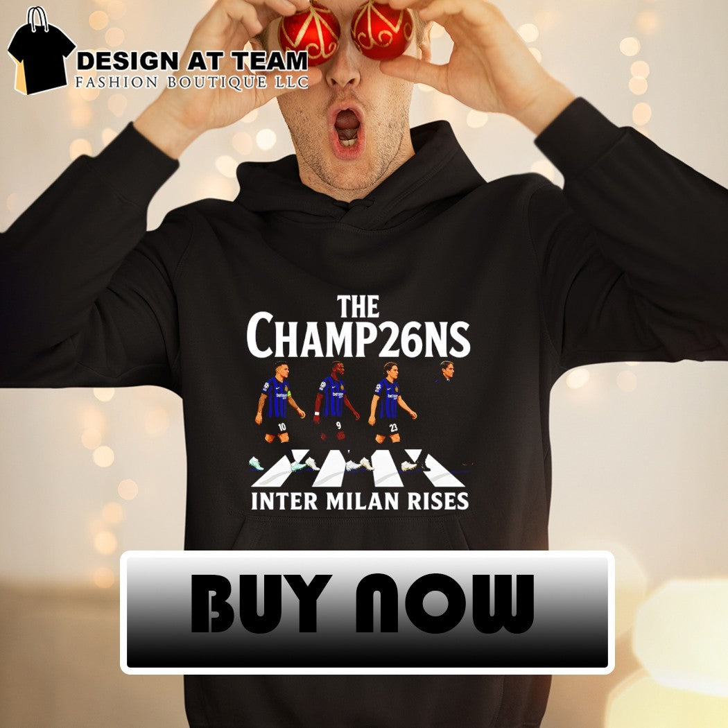 Inter Milan FC Rises The Champ26ns Abbey Road shirt