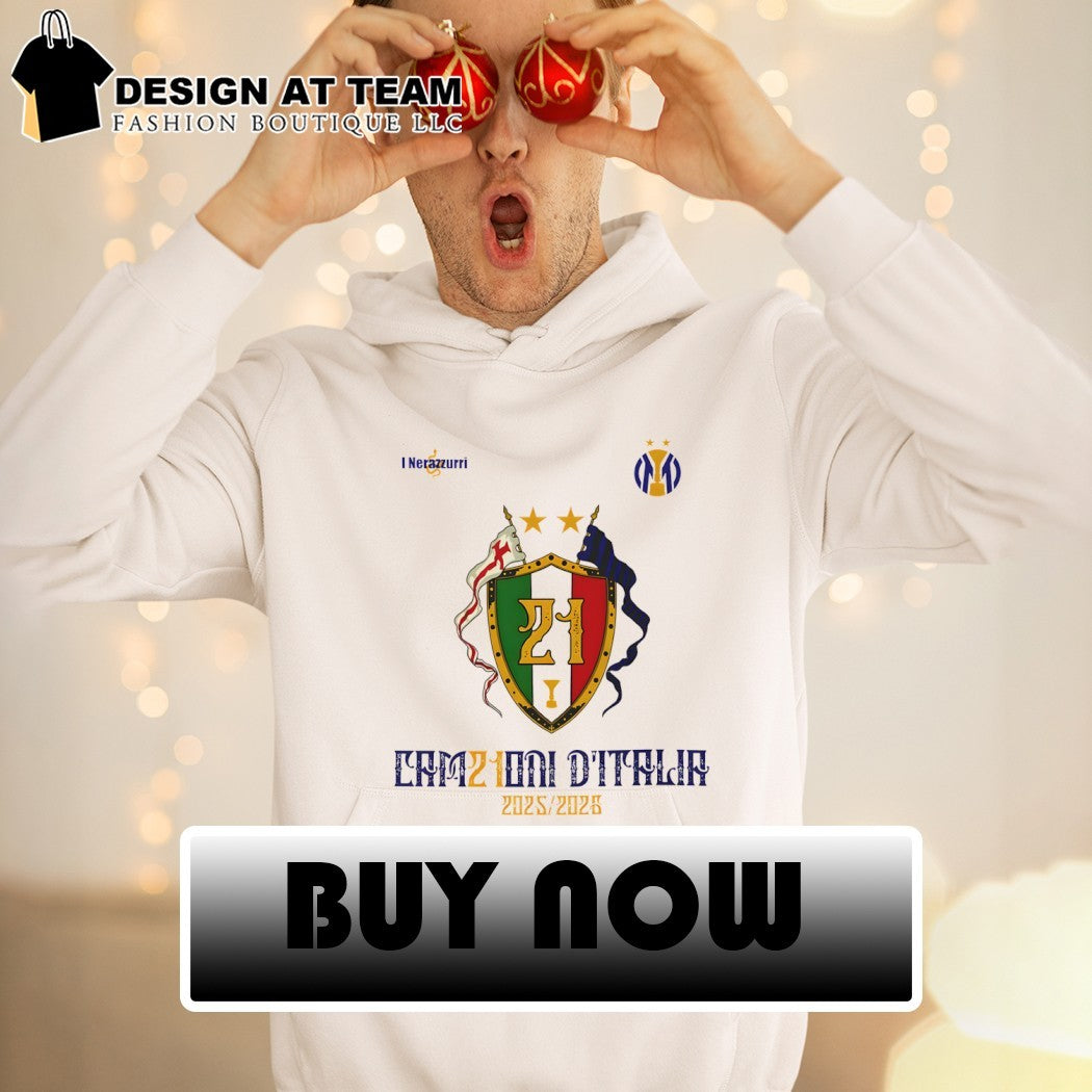 Inter Milan FC Scudetto 21 Campioni D’Italia Champions 2025 2026 shirt