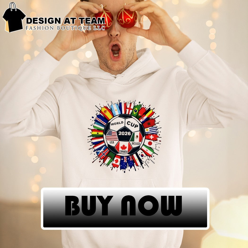 International Soccer Flags World Cup 2026 Usa Mexico Canada Football Team shirt