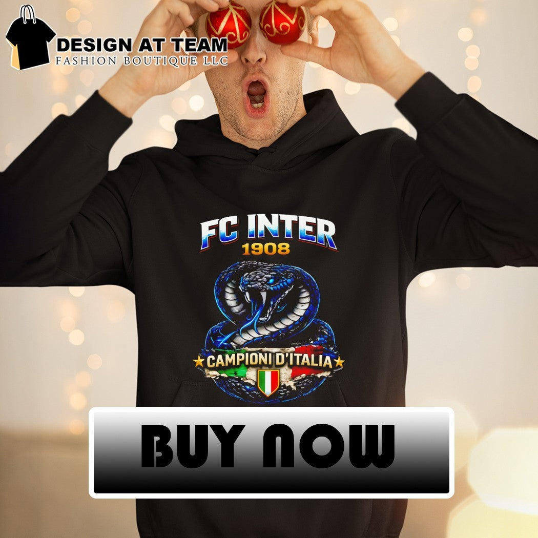 Internazionale Milan FC Snake Campioni D’Italia 1980 Serie A Champions of Italy shirt