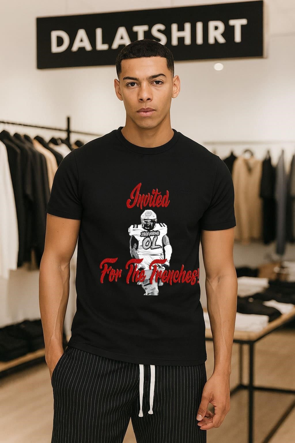 Invited For The Trenches Zach Knows Football shirt